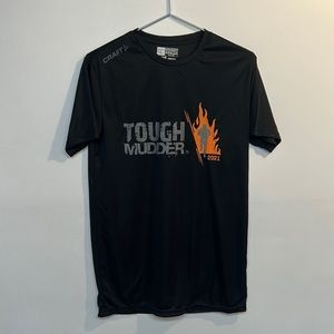 Tough Mudder finishers t-shirt size S unisex black and orange color